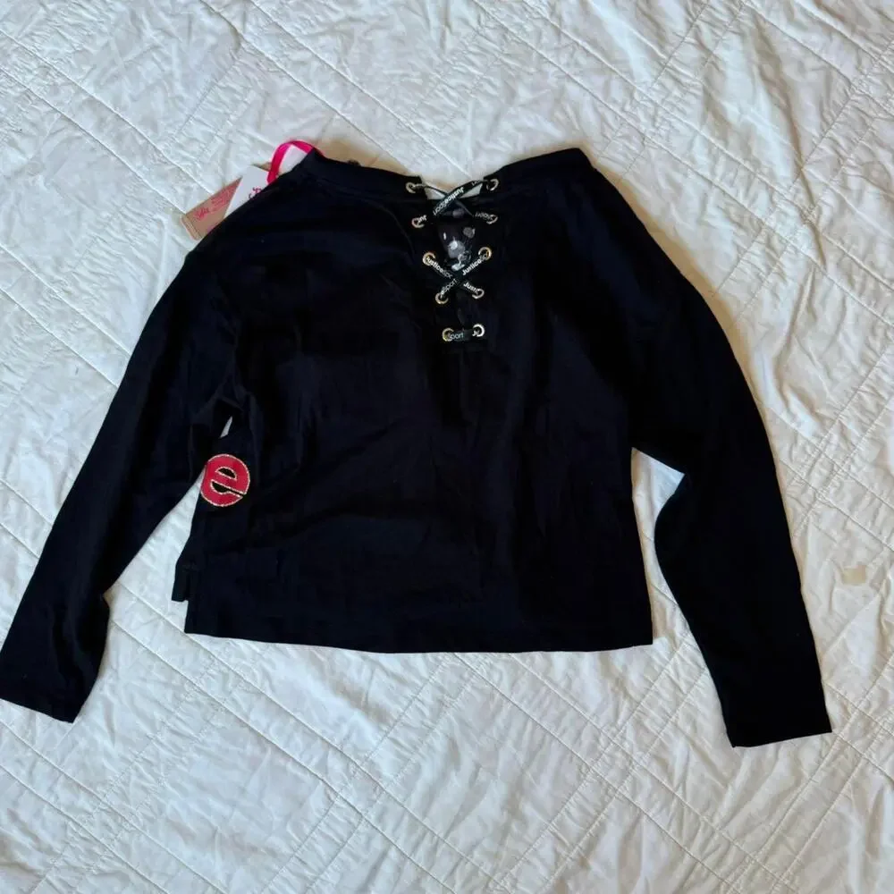 Justice activewear graphic shirt and sports bra set girl size medium 7‎ 8
